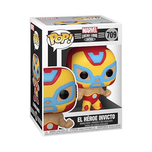 Funko Pop! Marvel: Luchadores - Iron Man Multicolor, Standard