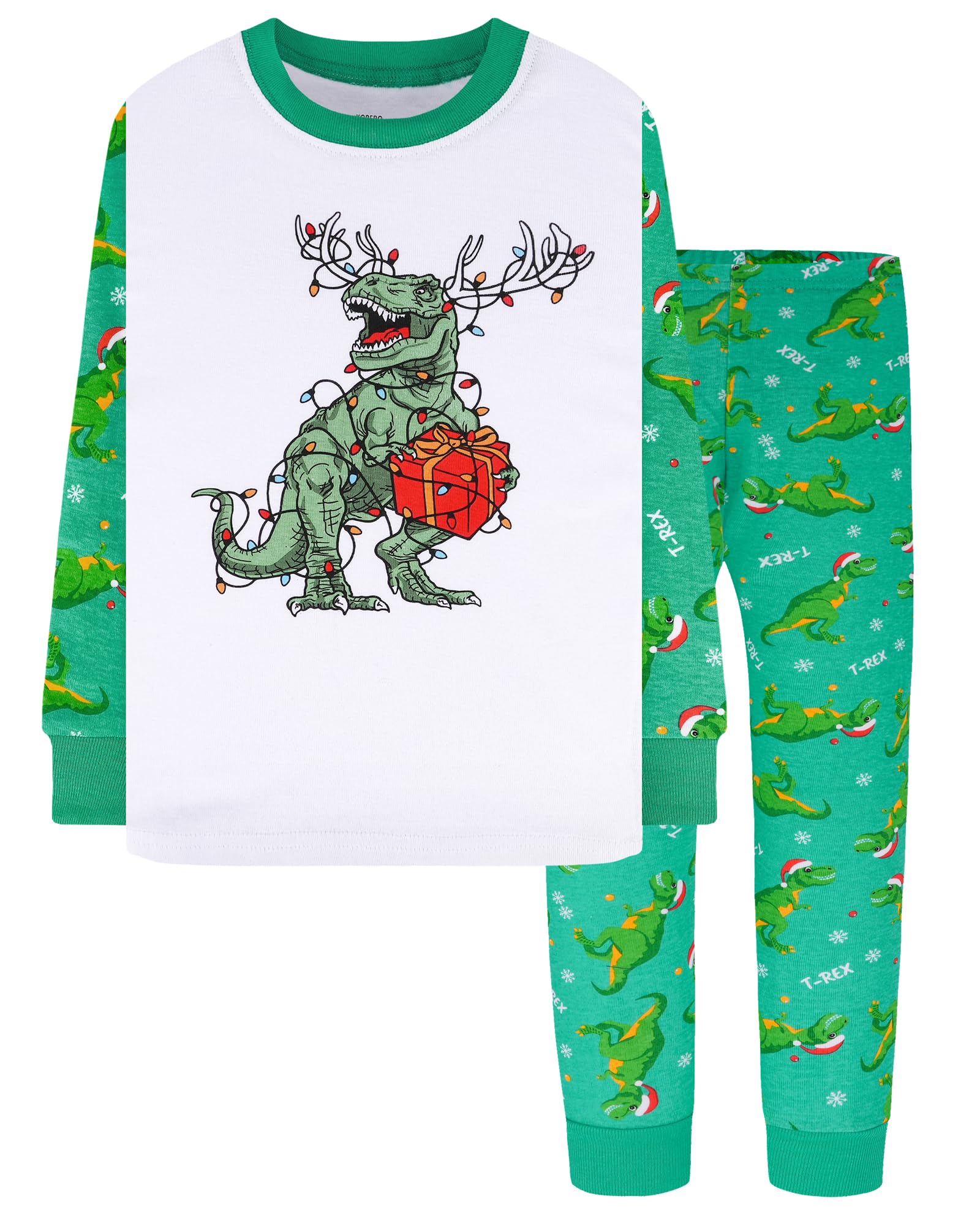 DAUGHTER QUEEN Boys &amp; Girls 100% Cotton Halloween &amp; Christmas PJS 18M-12Y