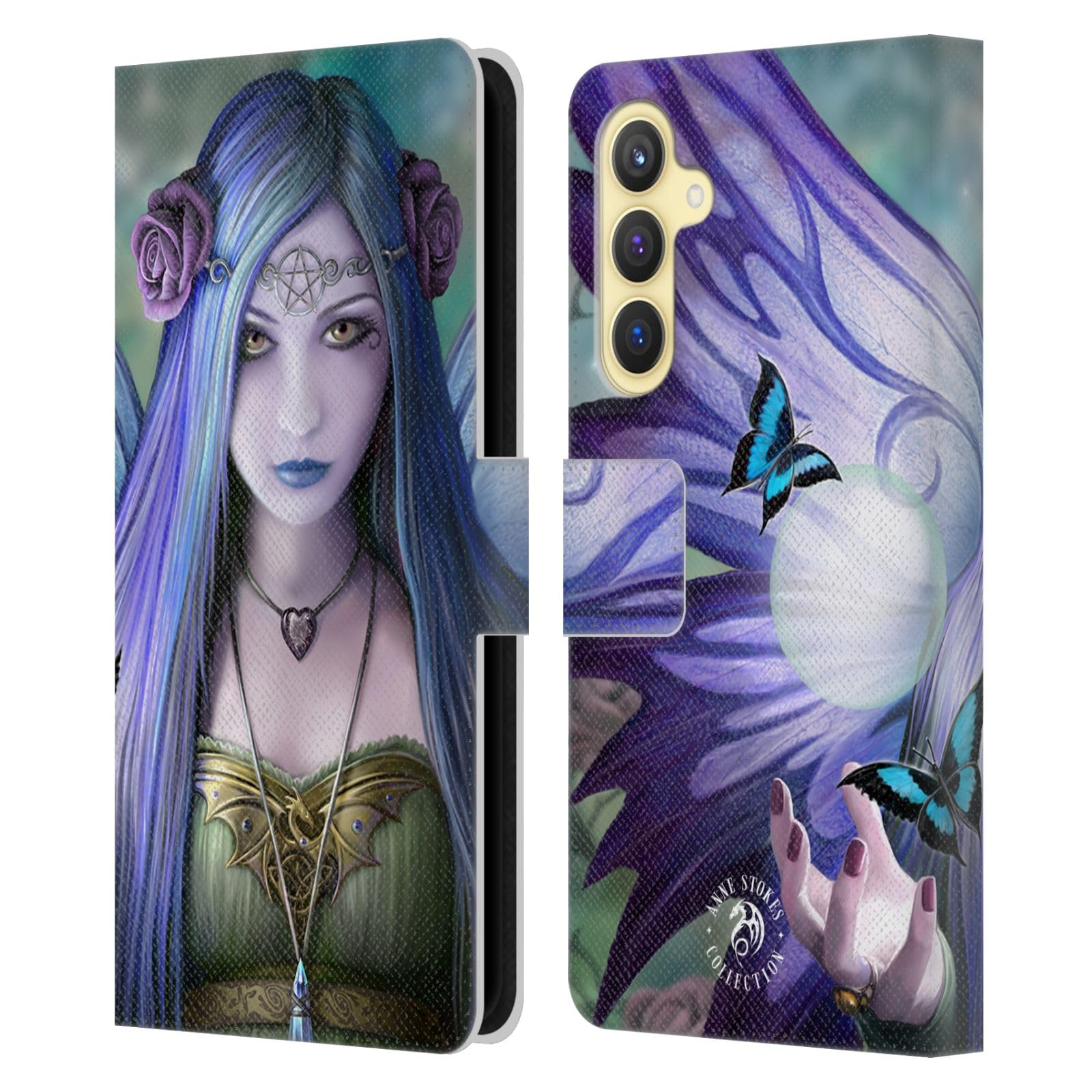 Funda Samsung Galaxy S23 FE 5G tipo libro carcasa cuero con tarjetero 7
