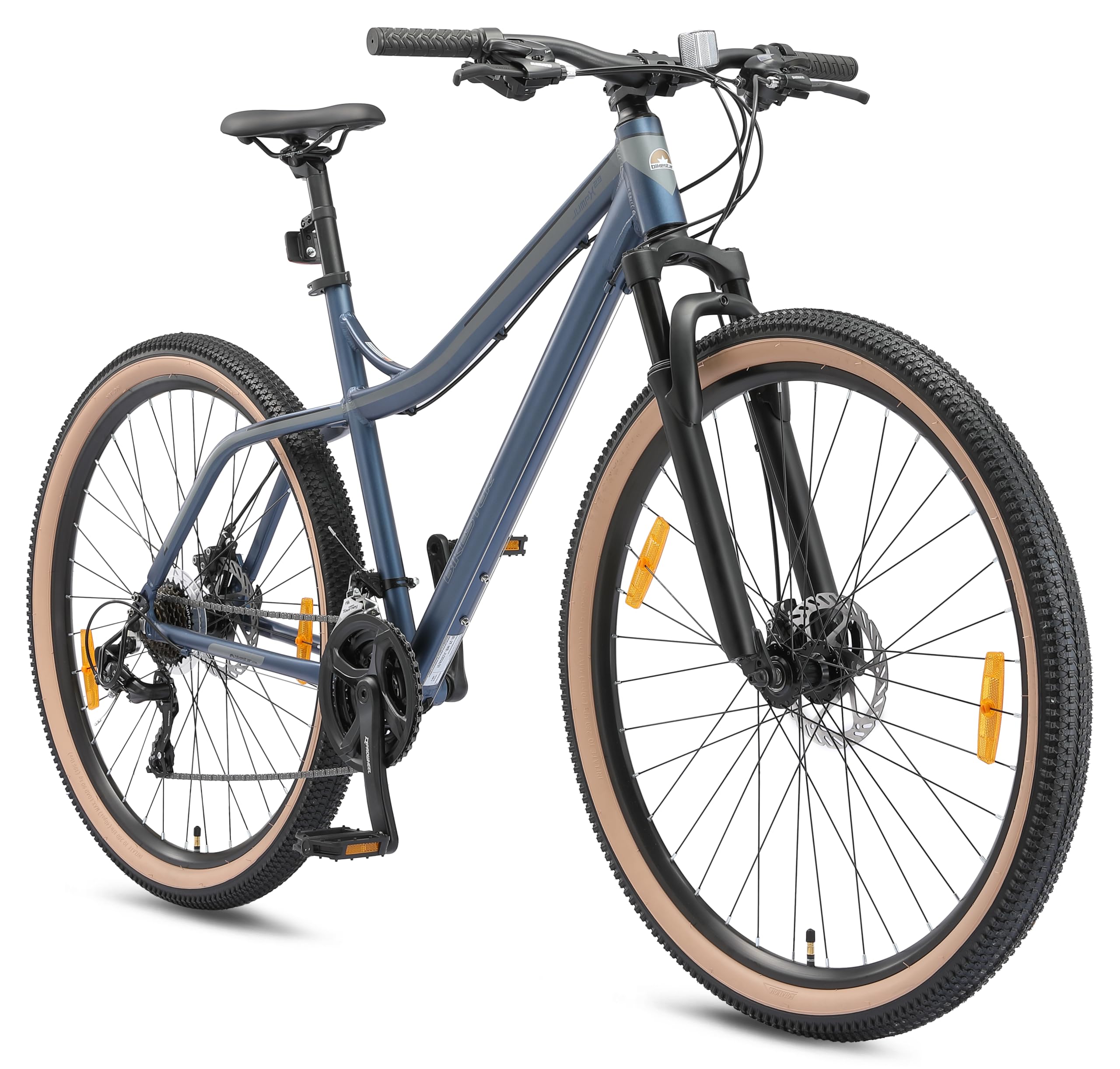 BIKESTAR Hardtail Aluminium Mountainbike Shimano 21 Gang Schaltung, Scheibenbremse 26, 27.5, 29 Zoll Reifen | 16, 17, 18 Zoll Rahmen Alu MTB | RISIKOFREI TESTEN