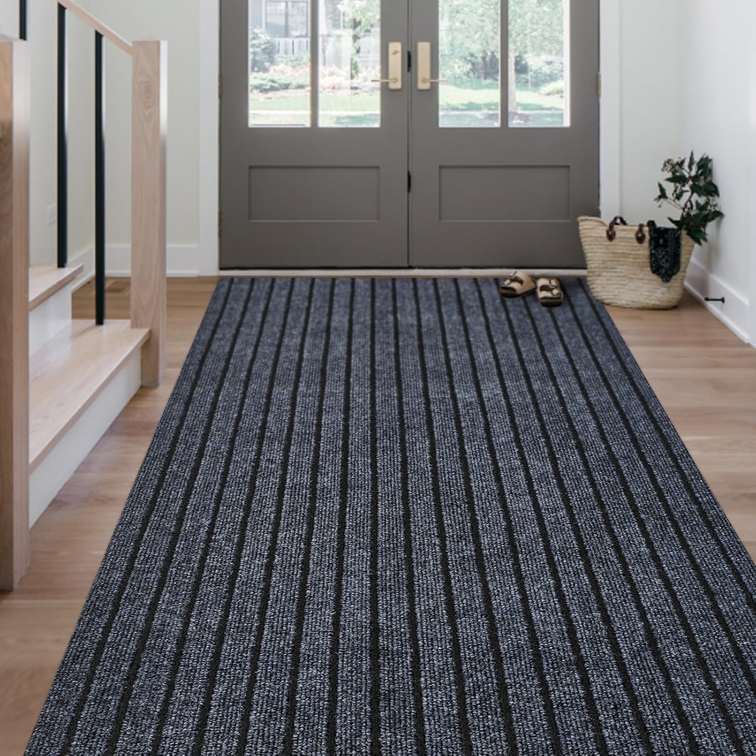 Morefany Outdoor/Indoor 4ft x 10ft Runner Rug, Hallway