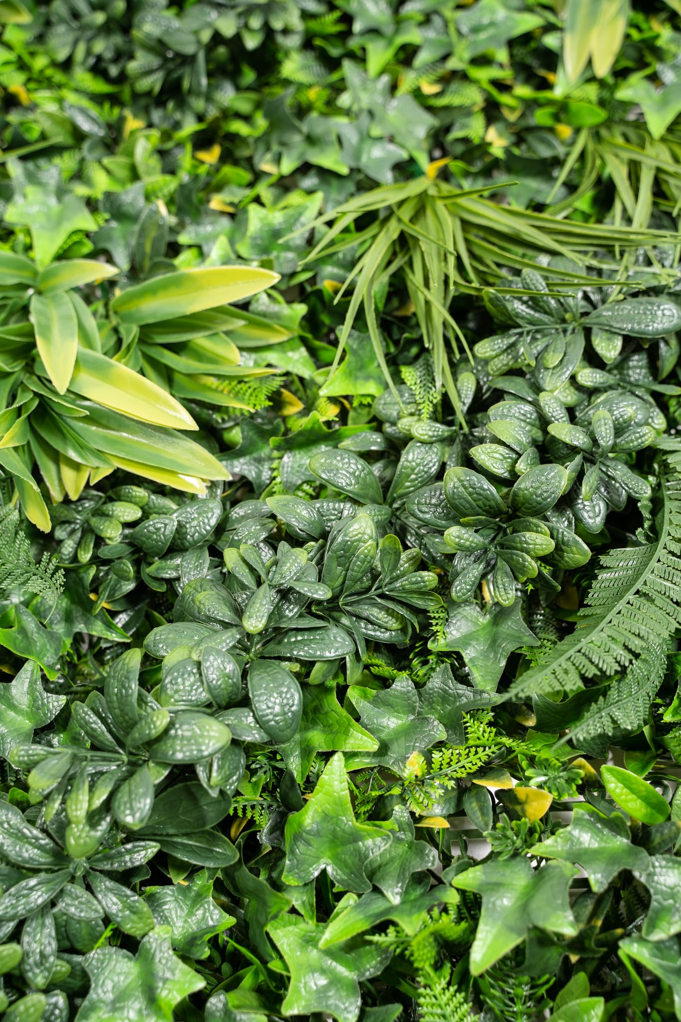 XONE Siepe Artificiale Jungle 100x100cm | Siepe Finta Foglie Giungla | Edera Sintetica Verde Ringhiera