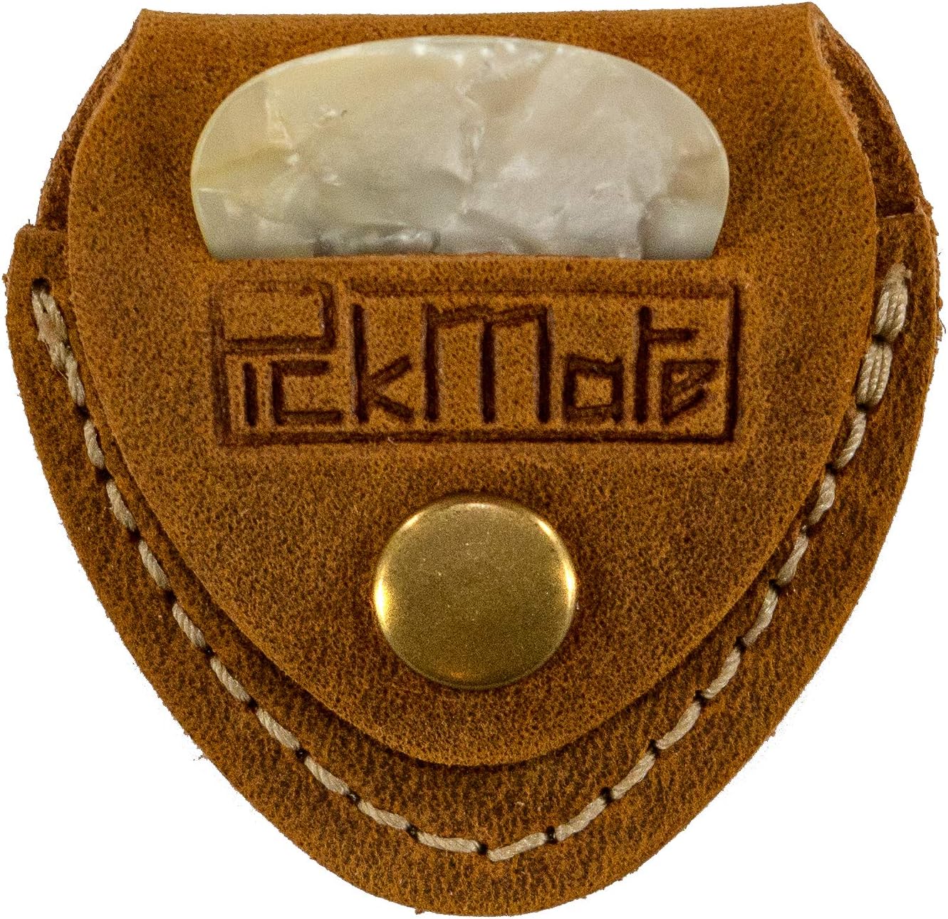 PickMate - Guitar Pick Holder - Golden Oak
