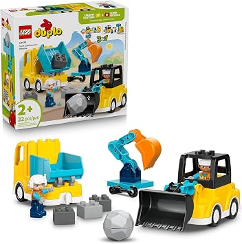 LEGO DUPLO Town 3 in 1 Construction Vehicles 10475
