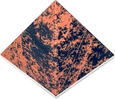 Mahogany Obsidian Pyramid 2 Inch Capricorn Birthstone Root Chakra