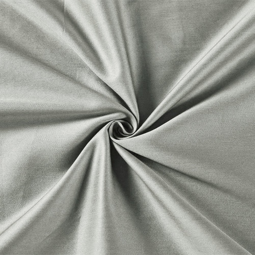 Drap plat en satin de pur coton 245x250cm de qualité supérieure pour lit double