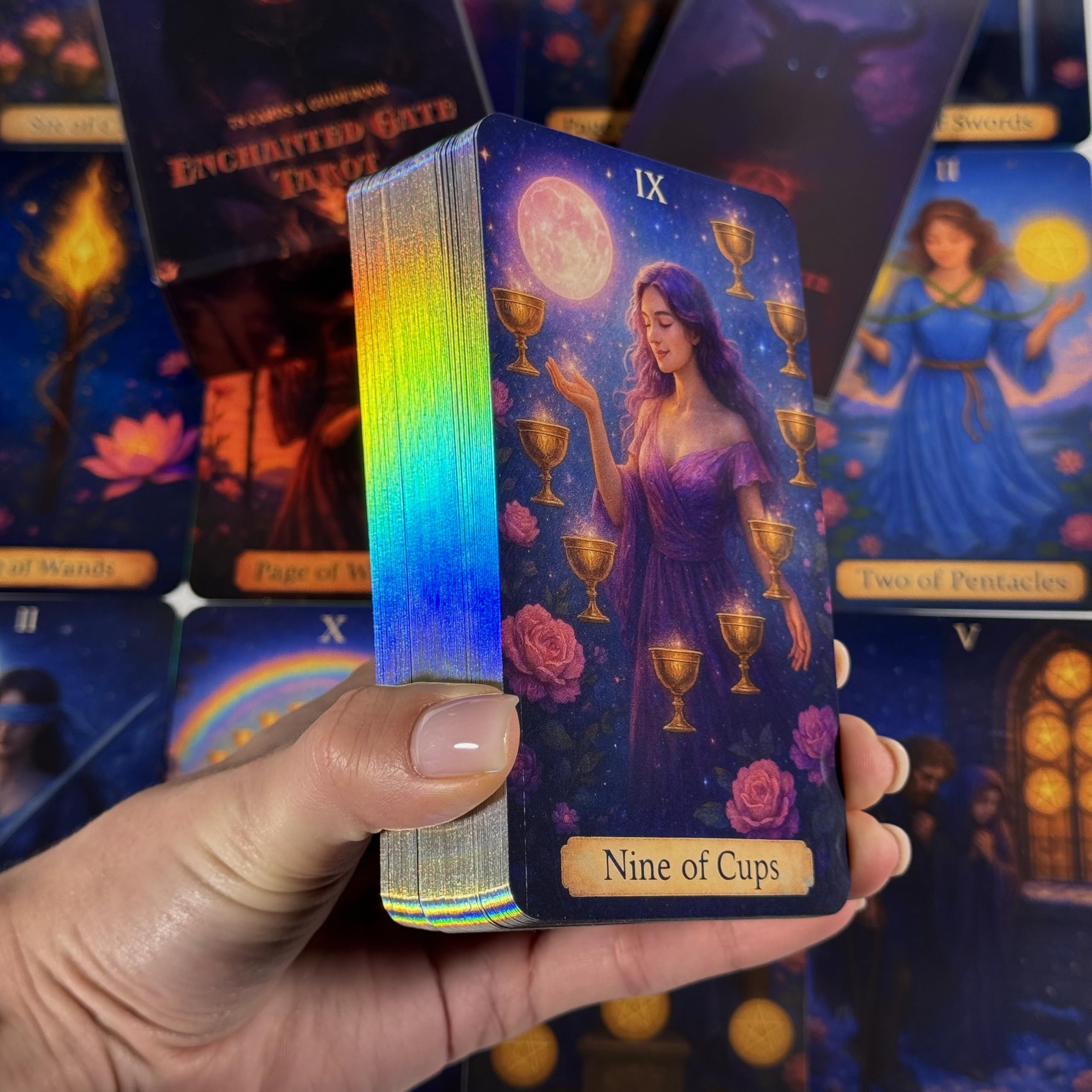 Amazon.co.jp: CRAFTERIAN Enchanted Gate Tarot – ガイドブック付き