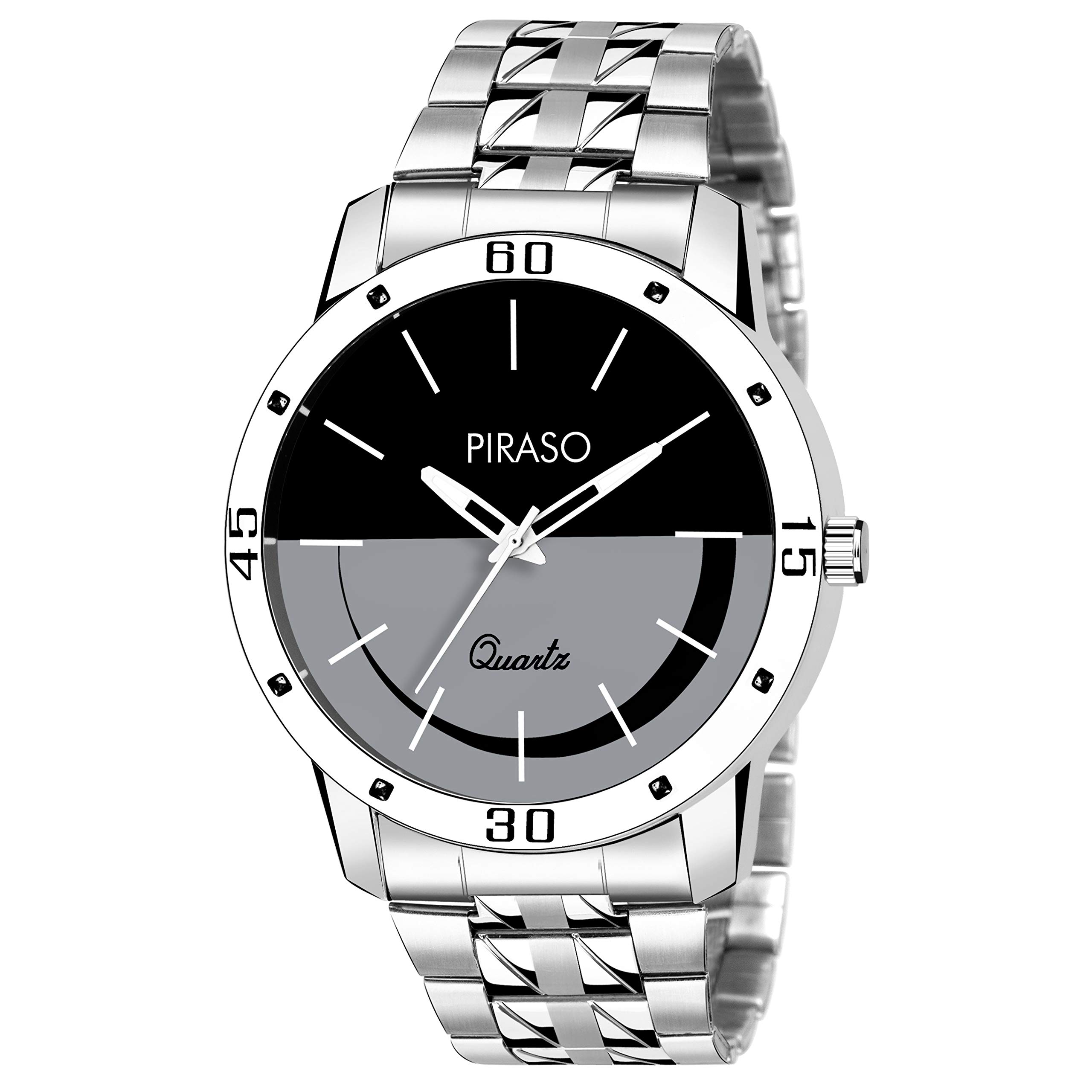 PIRASO AnalogModish Watch for Men-42-BK-CK (B07Q4BZF5N) Amazon Price History, Amazon Price Tracker