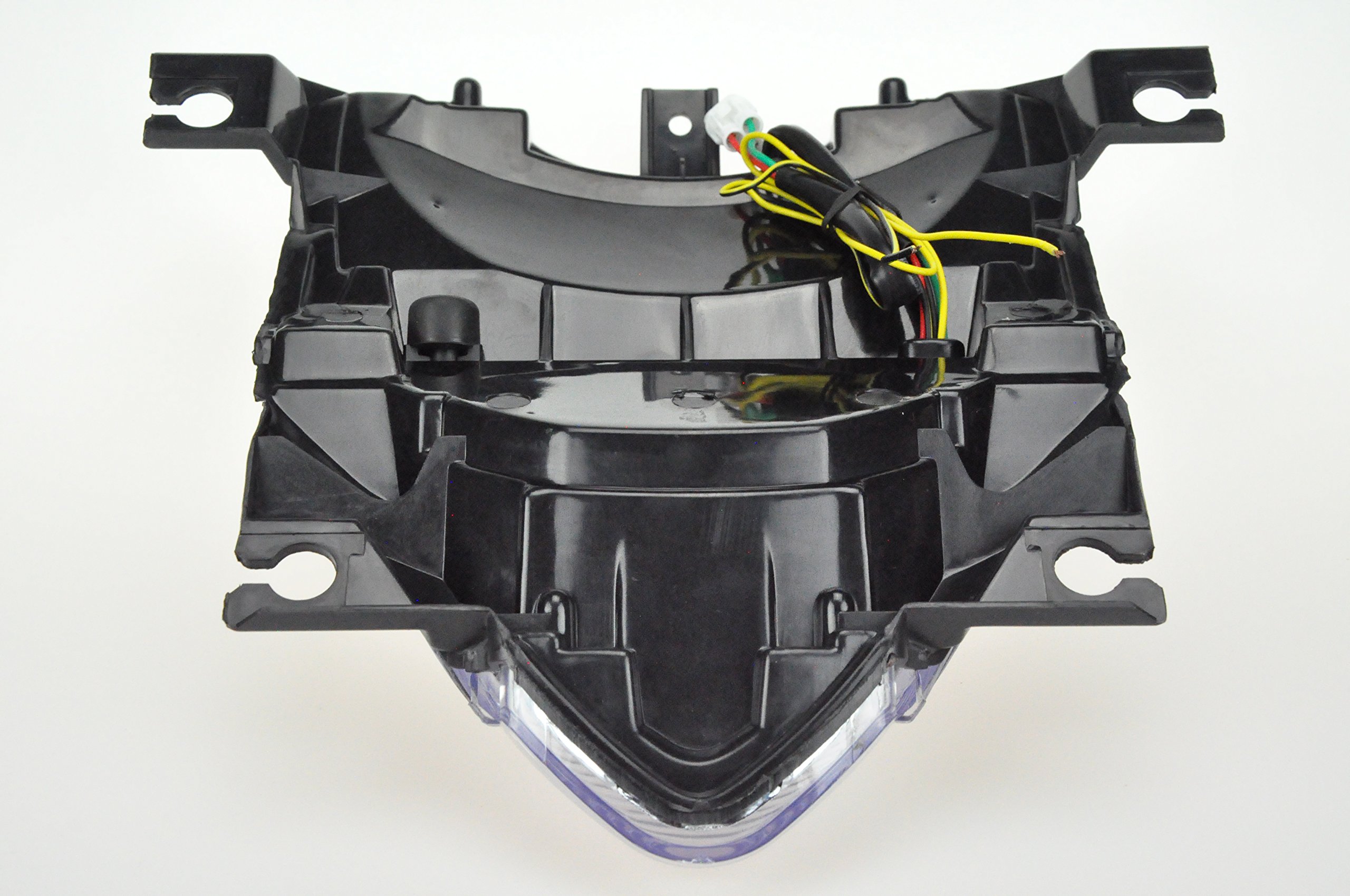 Moto Led Stop & Feu Arrière avec Intégré Clignotants pour Suzuki 2006-2018 M109/R; Intruder 1800 (Gris)