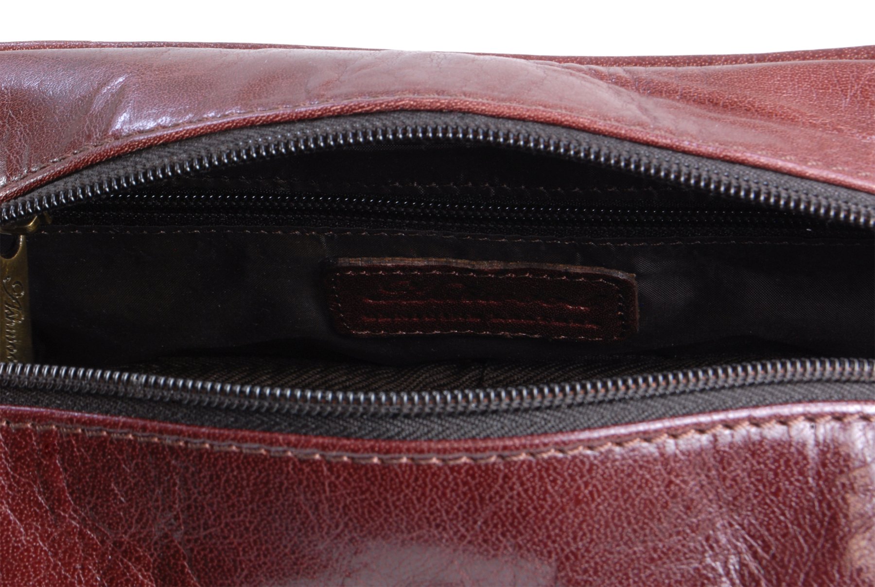 ASHWOOD - Leder - Wäschetasche/Rasierentasche Chelsea - Cognac Braun