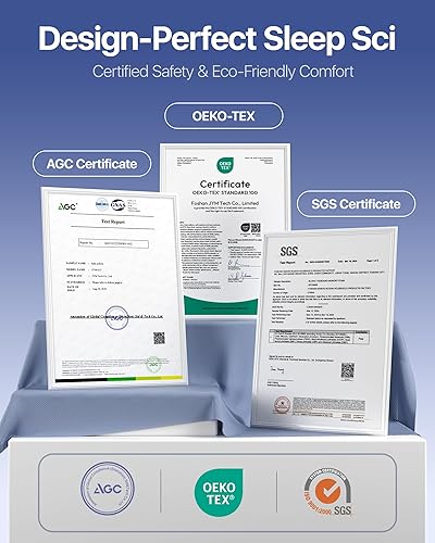 Miniatura 7 de Almohada cervical para aliviar el dolor de cuello, almohada ergonómica de espuma viscoelástica con funda de enfriamiento, almohada de apoyo