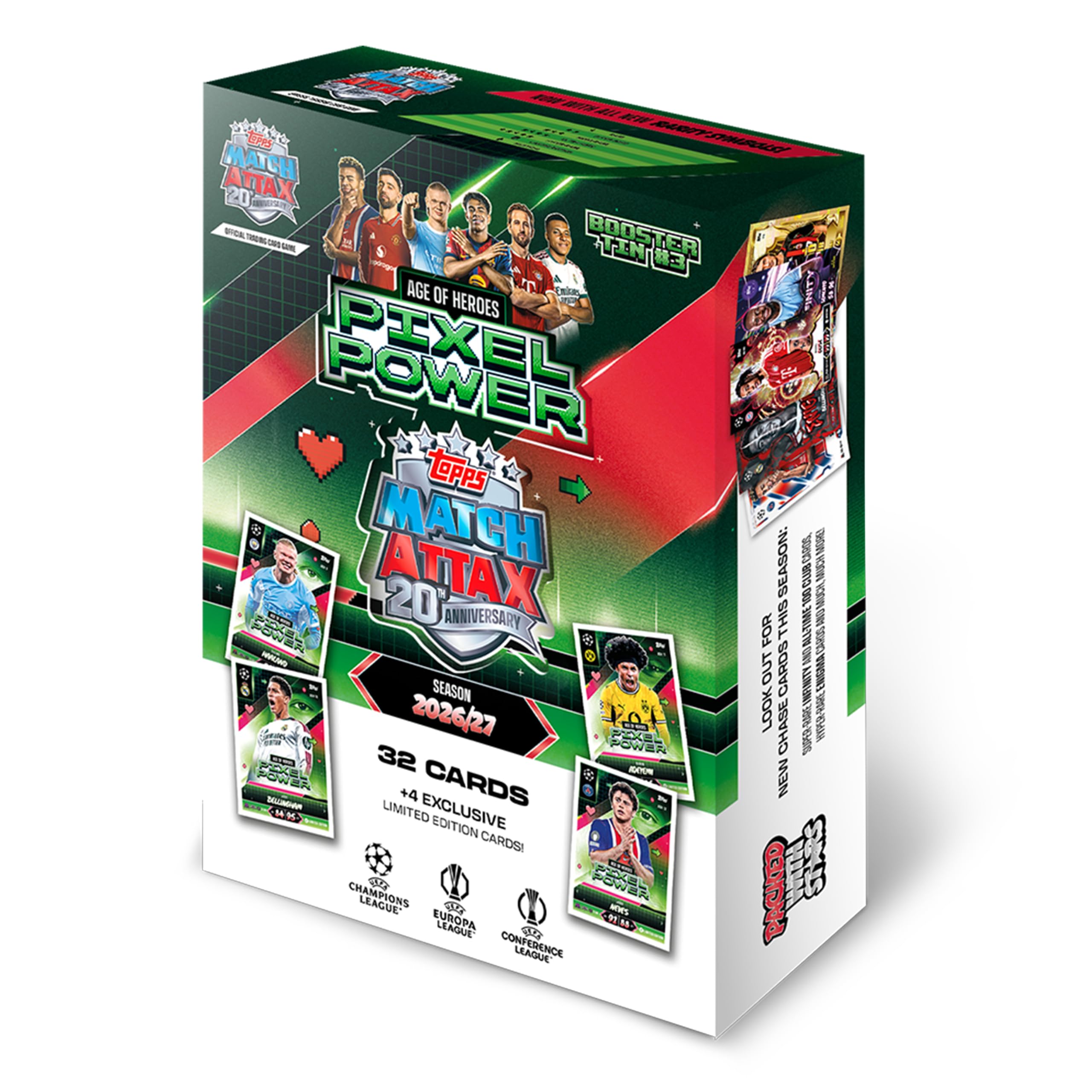Topps Match Attax UCC 2026/27 - Booster Tin 3 (Pixel Power)