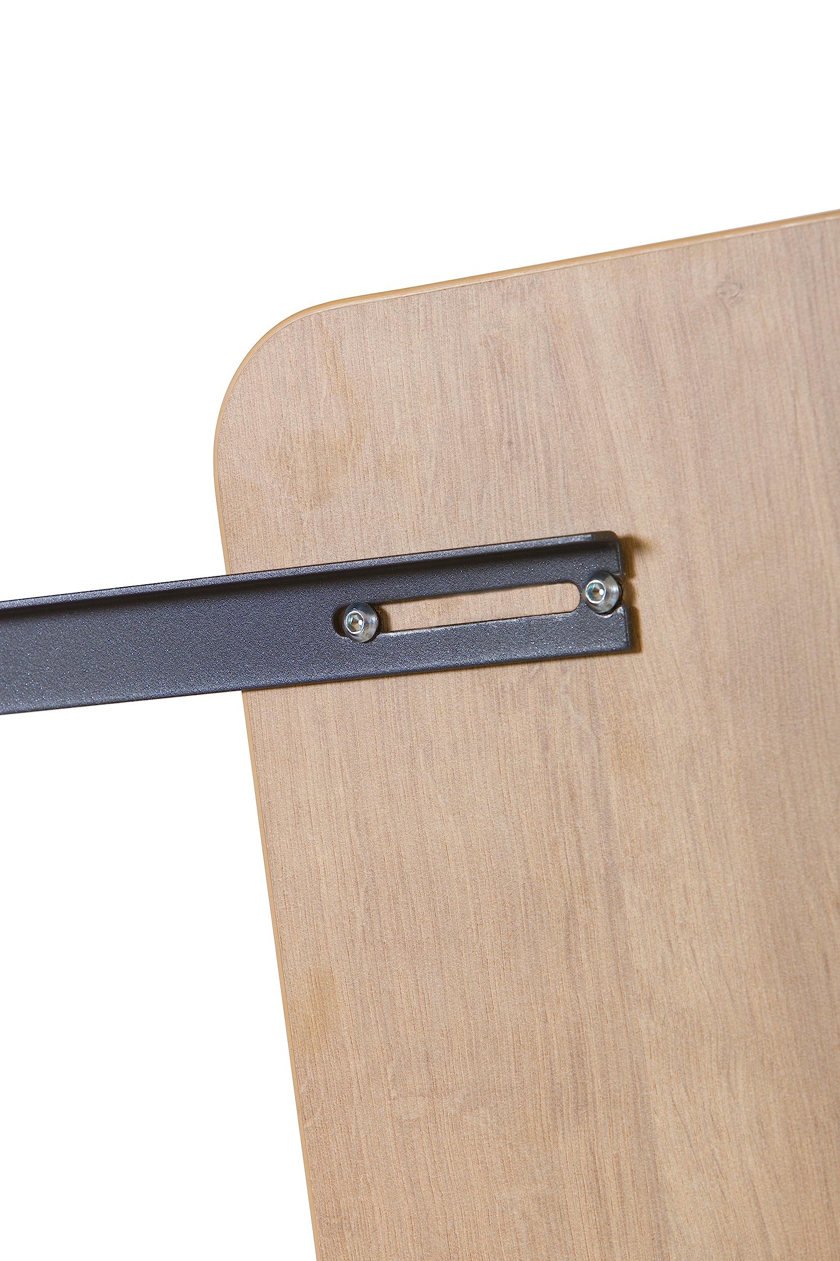 Rocada | Pizarra Móvil Magnética NATURAL - Estructura de Acero y Melamina - Superficie para Borrado en Seco - Base con 5 Ruedas - 2 Brazos Laterales Plegables - 69 x 200 x 62 cm