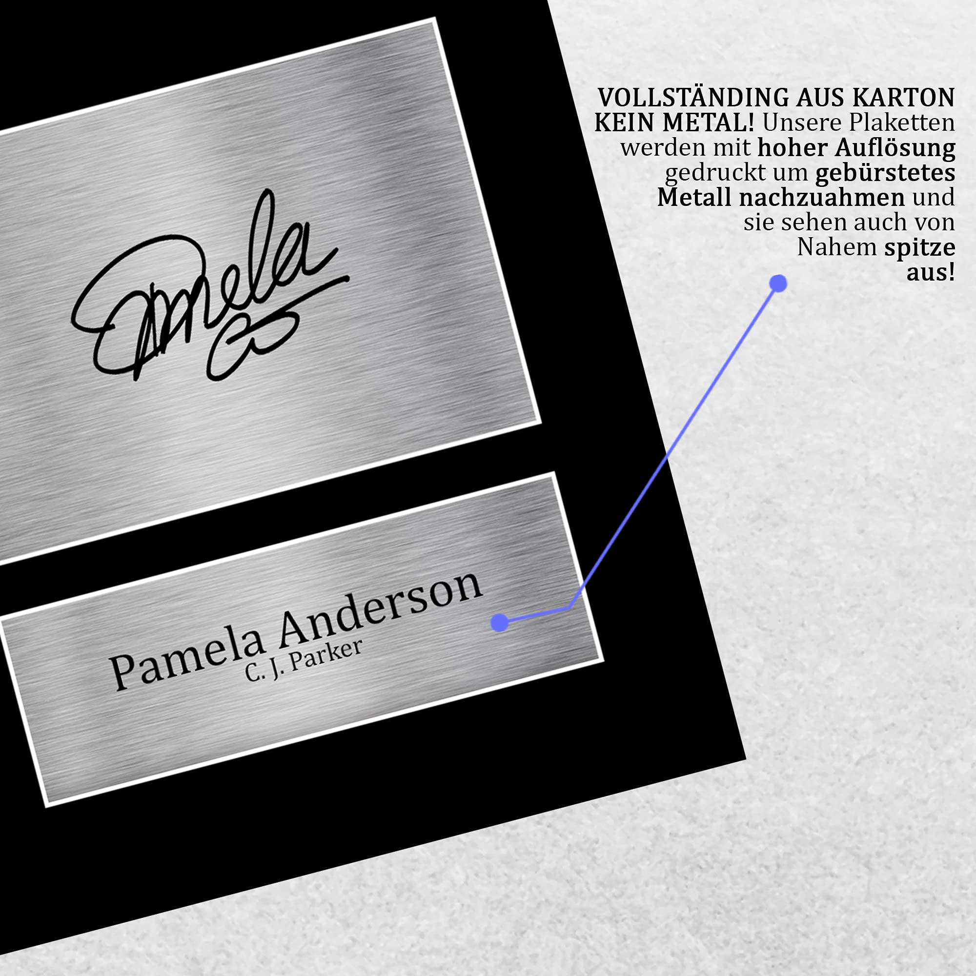 Pamela Anderson Baywatch cadeau imprimé autographe signé photo A4 pour