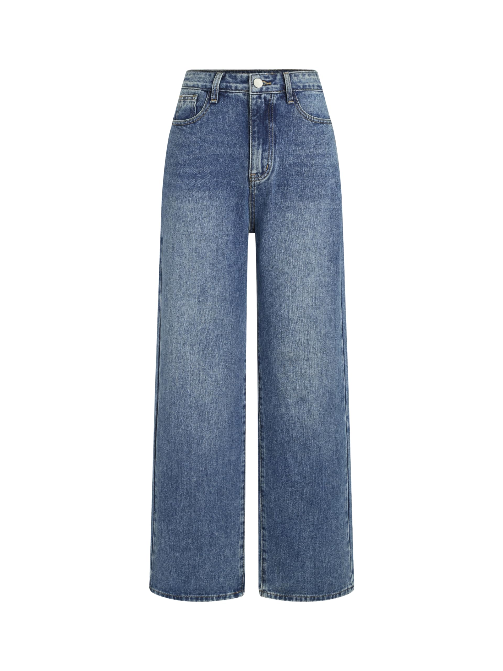 CIDER Wide Leg Jeans for Women High Waisted Denim Pants Boyfriend Jeans Trendy Casual Summer Bottom