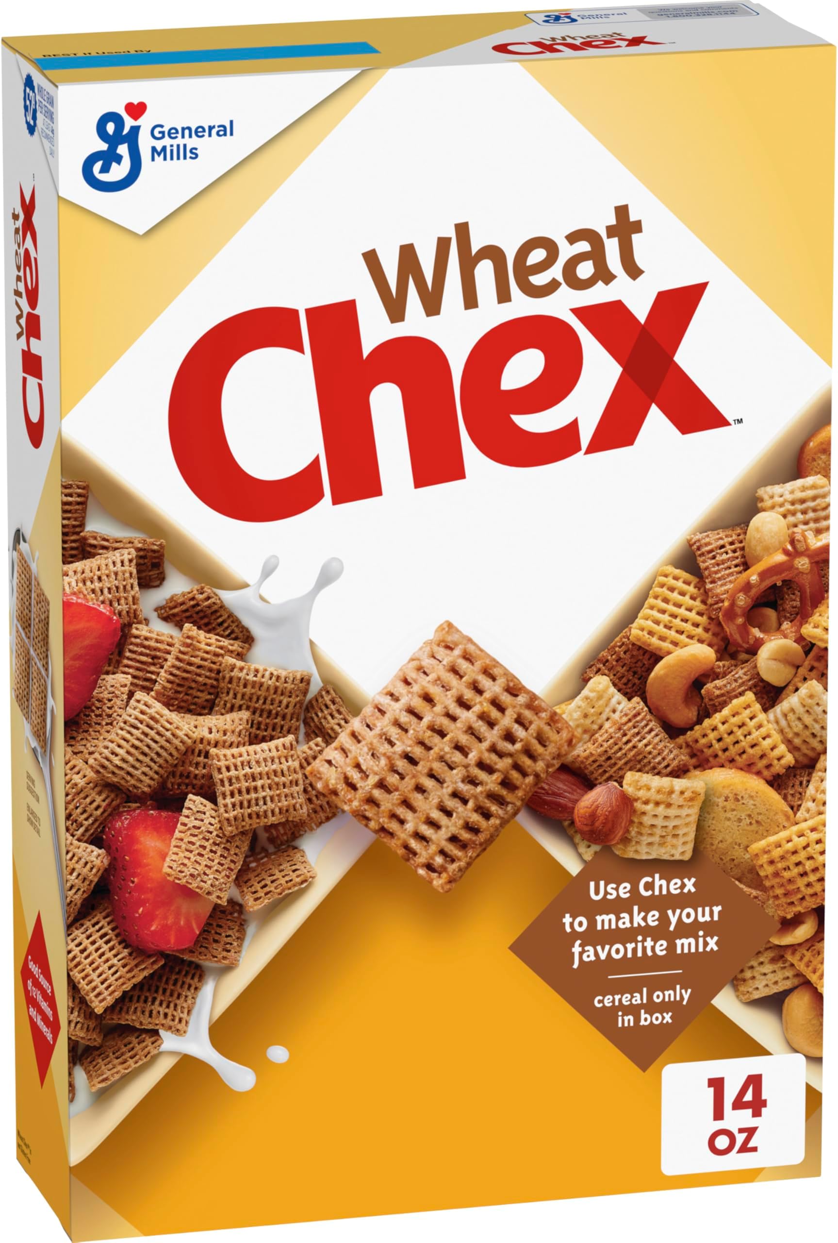 General Mills Wheat Chex Cereal, 14 oz.