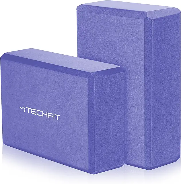Set Mattoncini Yoga TechFit con Tappetino e Blocchi EVA Antiscivolo