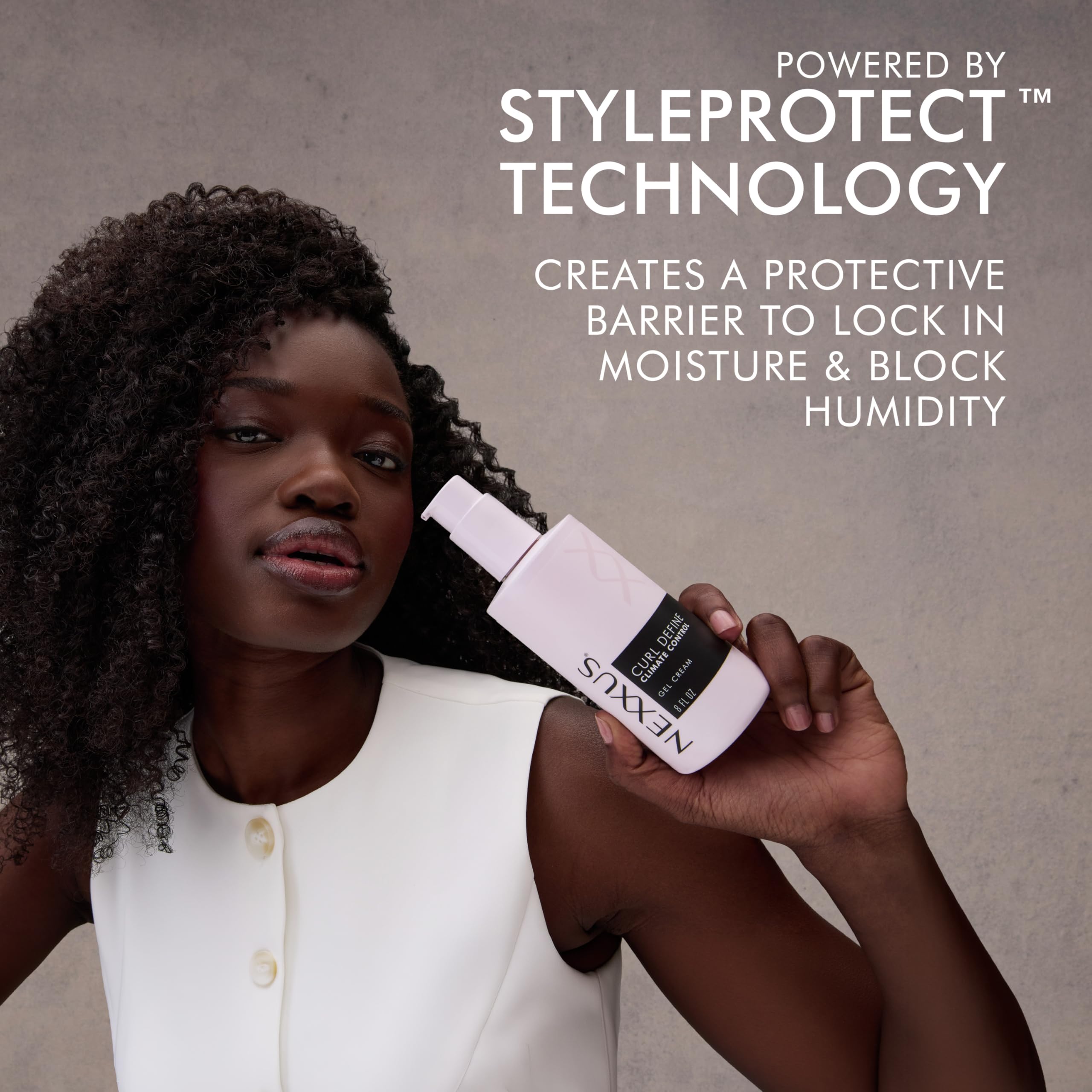 Nexxus Styleprotect Klimatisierungsgel Curl Definieren für Kaschmirlocken mit Technologie von Styleprotect 200 ml Orange