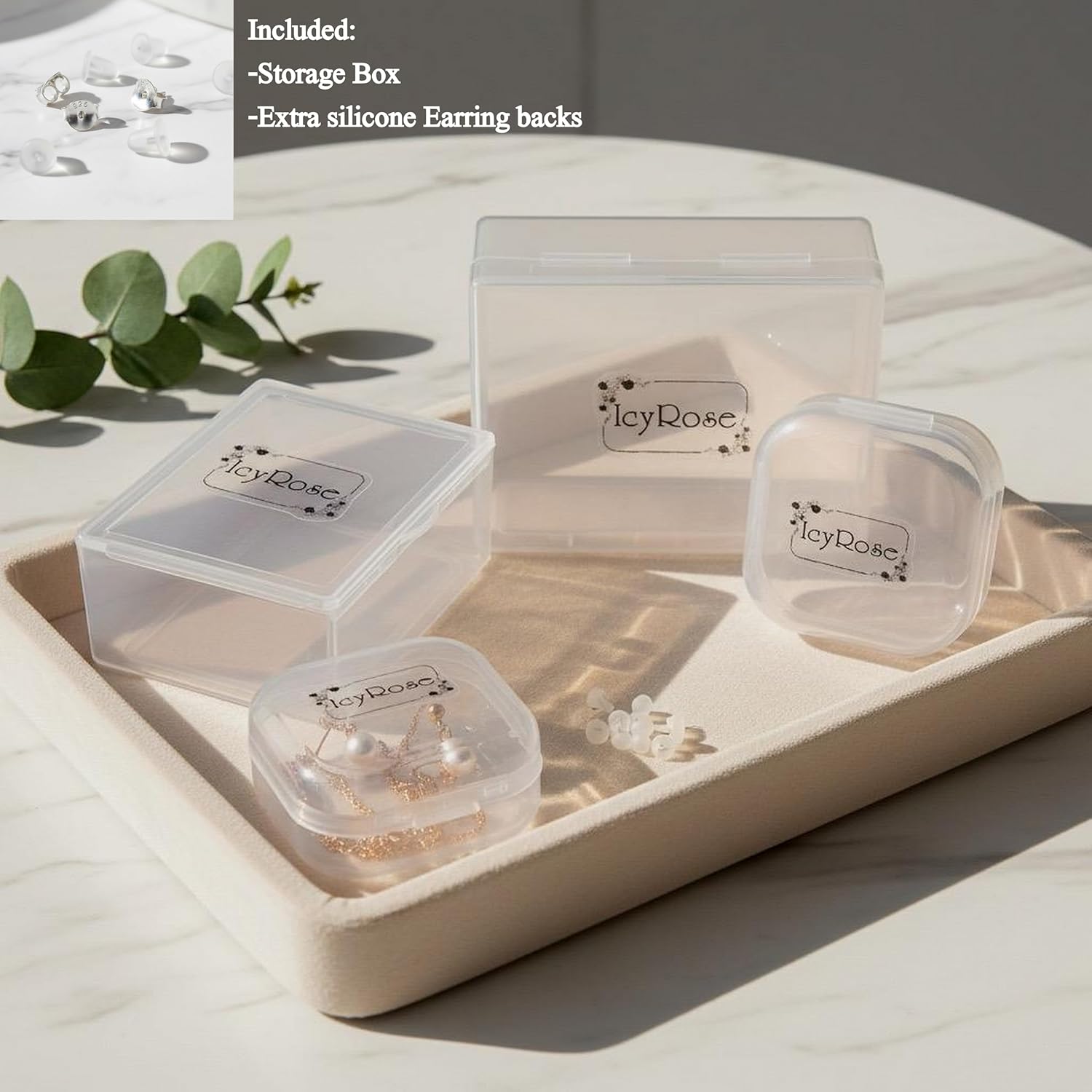 ICYROSE 925 Sterling Silver Eiffel Tower Stud Earrings (Nickel Free) 18881 - Image 5