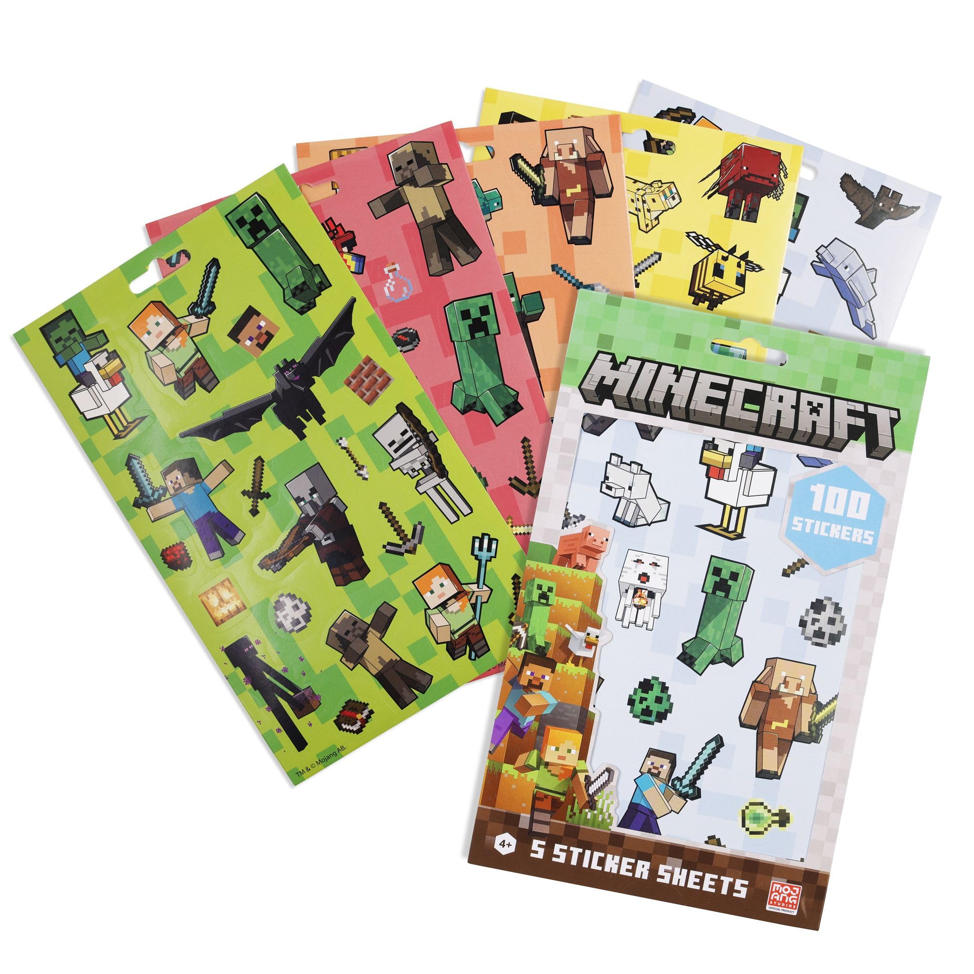 Minecraft Ultimate Sticker Set 100 Durable Colourful Stickers