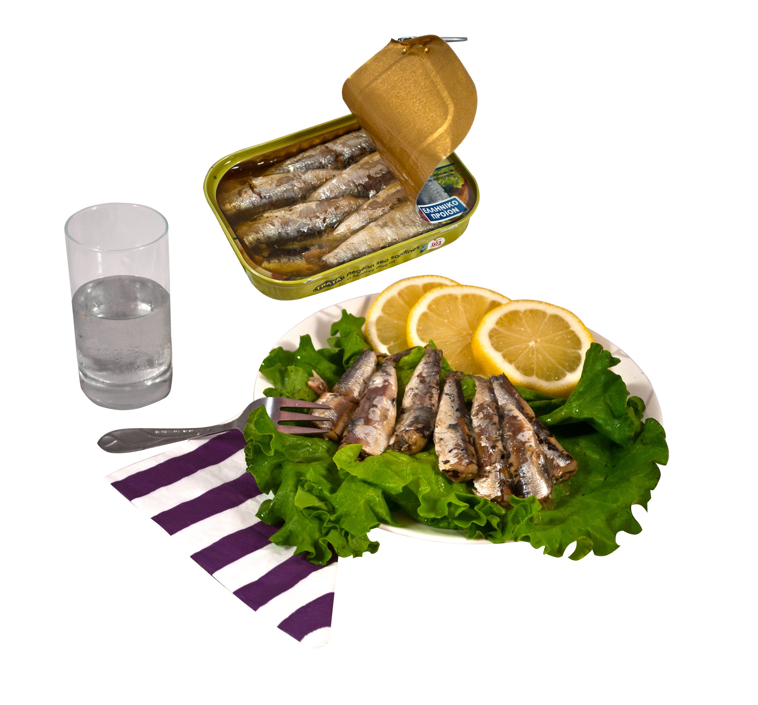 Trata greca sardine in olio di oliva Peso netto 400g