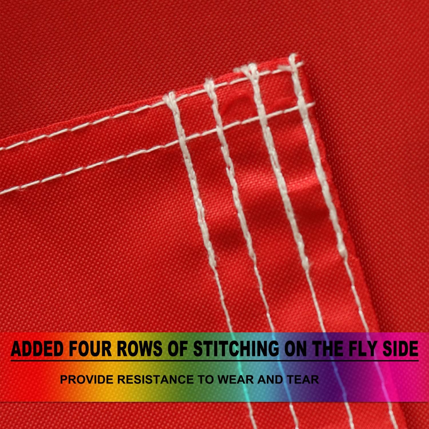 Heavy Duty USA Family Member On Service Flag Embroidered One Blue Star 3x5 Ft-Longest Lasting Oxford Nylon 210D | Army Navy Marine Corps USA Family Military Decoration Gift Yard House Banner - Image 5