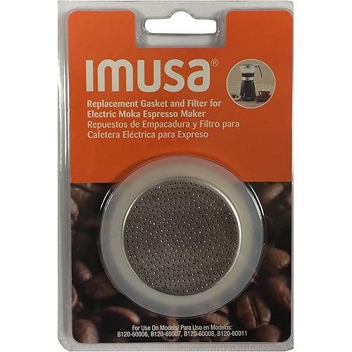 IMUSA USA Replacement Gasket & Filter for IMUSA Electric Moka/Espresso Maker