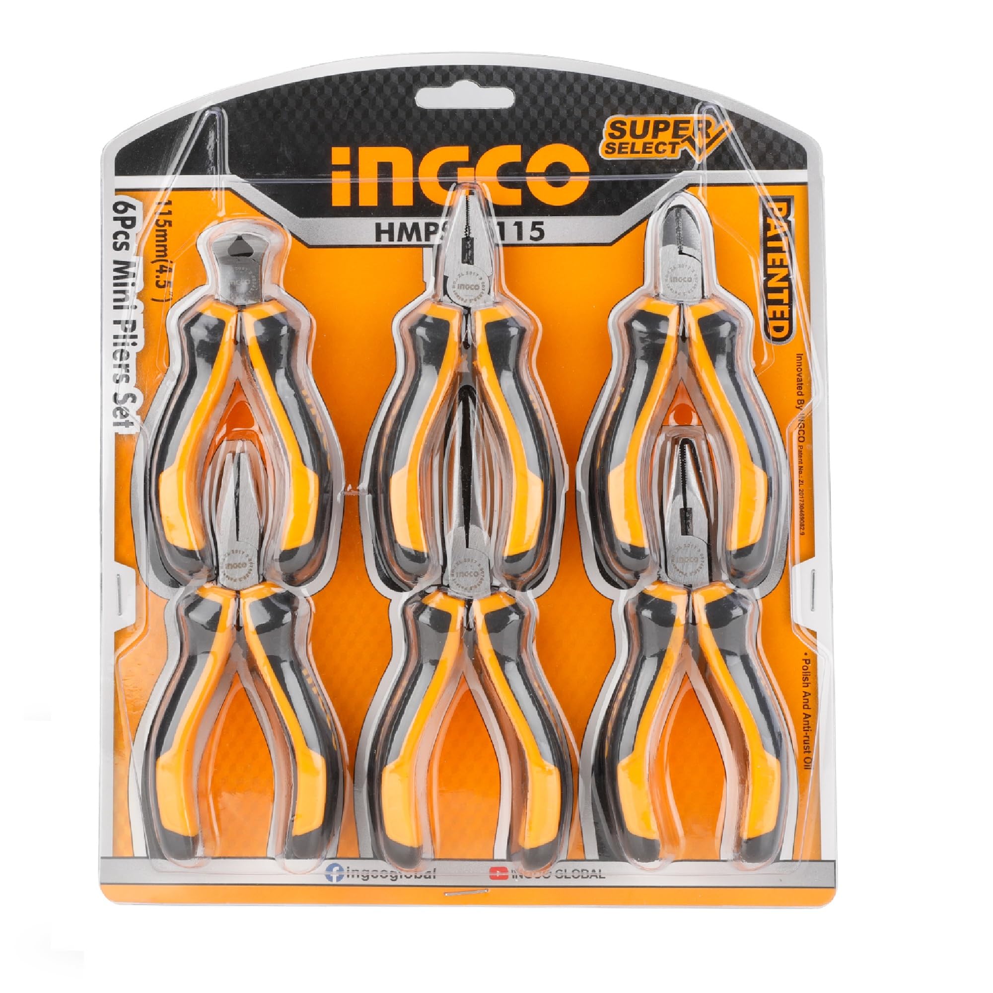 Ingco Plier Set,Mini Jewellery Making Tools,Including Combination Pliers,Cutting Pliers,Needle Nose Pliers,Nose Pliers,Flat Nose Pliers,End Cutting Pliers For Diy Handcrafts (Multicolour) (B0D53HNCD3) Amazon Price History, Amazon Price Tracker