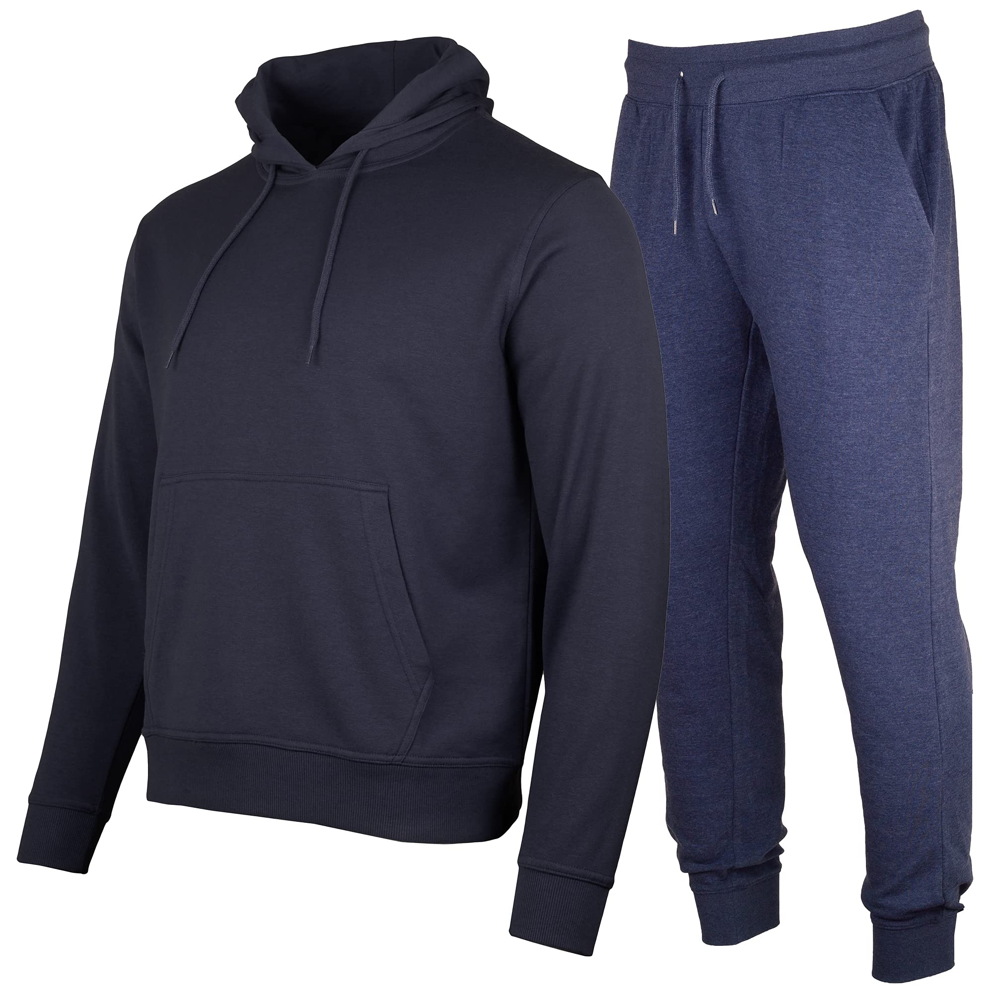 Survêtement Homme 2 Pièces - Sweat à Capuche Zip Et Pantalon De Jogging, Léger Pour Sport Et Loisirs