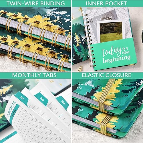 Miniatura 6 de Agenda 2024-2025 - Agenda académica 2024-2025, julio 2024 a junio 2025, calendario semanal y mensual 2024-2025, 6.4 x 8.5 pulgadas, tapa dura con