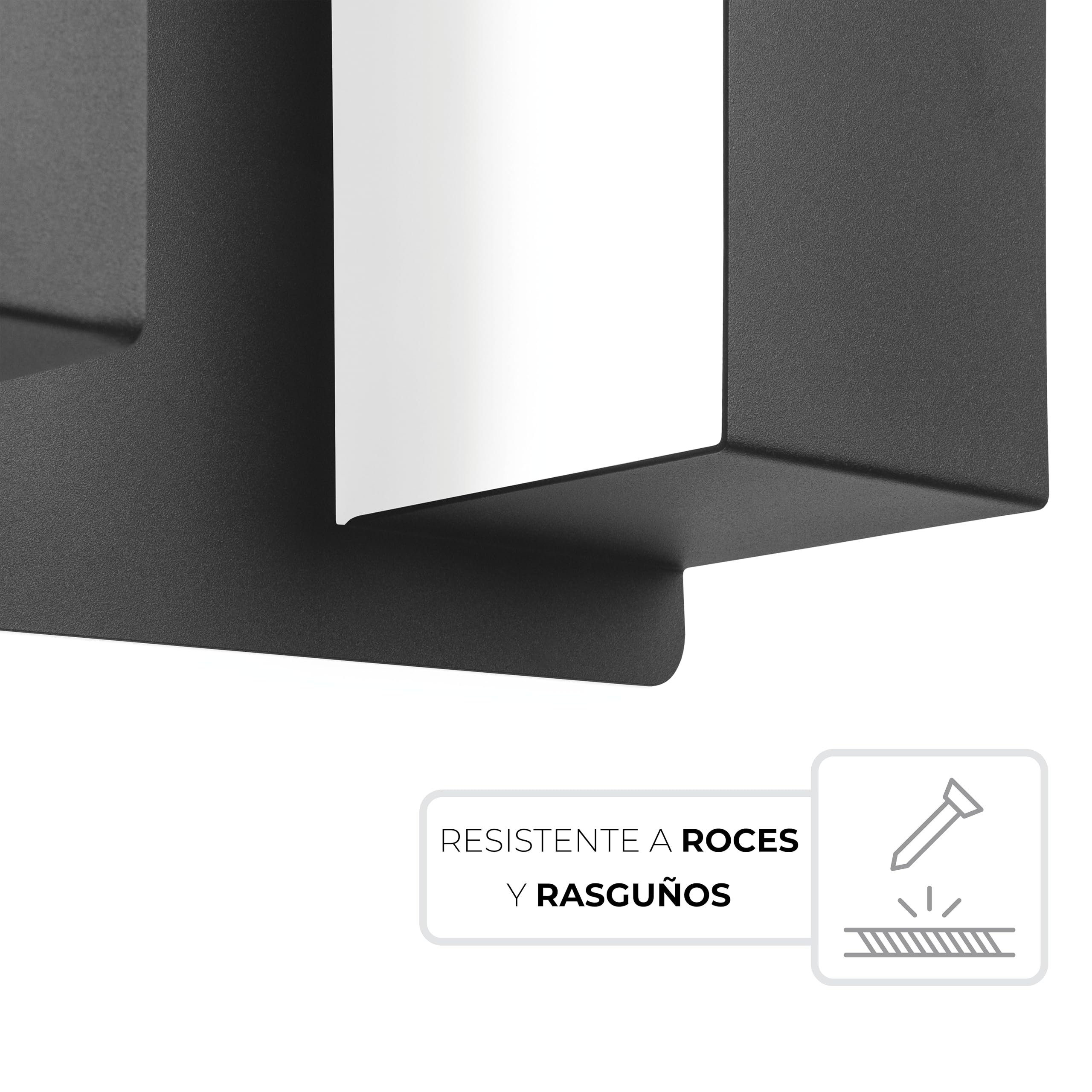 Organizador de Revistas de Pared Carpeta Archivadora Papel A4 Estantería Baño Negro 1 Unidad