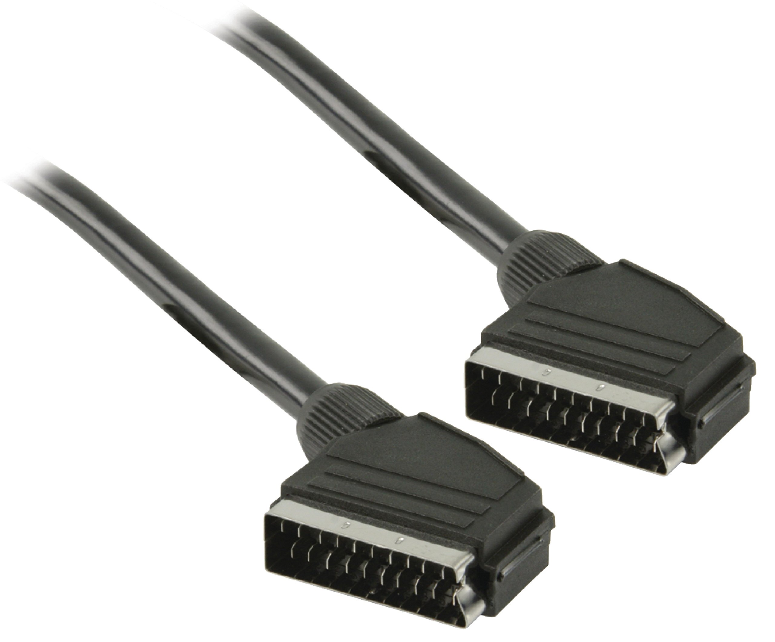 1.5m 21pins Péritel Câble Scart Mâle à Mâle Pour Audio Vidéo DVD Télé