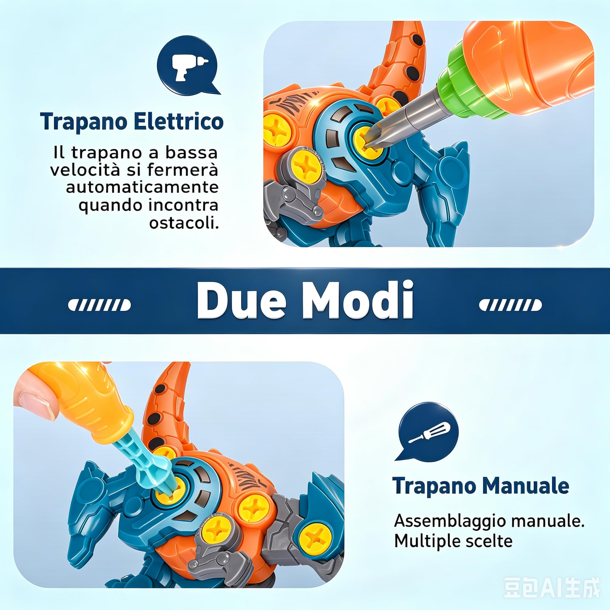 Toyzey Dinosauri Giocattolo Bambini 3-9 Anni,Giocattol Bambino 3-6 Anni Giochi Dinosauri Regali Bambina 6-9 Anni Giochi Educativi 3-9 Anni Bambini