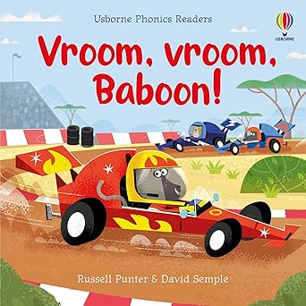 Vroom, vroom, Baboon]