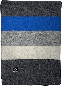Arcturus Patterned Wool Blankets - 4.5lbs Warm, Heavy, Washable, Large | Great for Camping, Outdoors, Sporting Events, or Survival & Emergency Kits