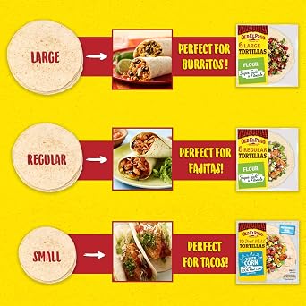 Old El Paso Gluten Free Tortilla Wraps 216g(Pack of 12)
