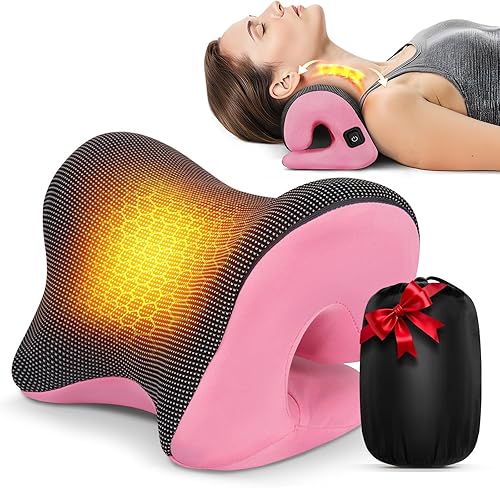 Miniatura 9 de Estirador de Cuello Magnético de Grafeno para Alivio Profundo del Dolor, Almohadilla de Calentamiento Instantáneo Dispositivo de Tracción Cervical