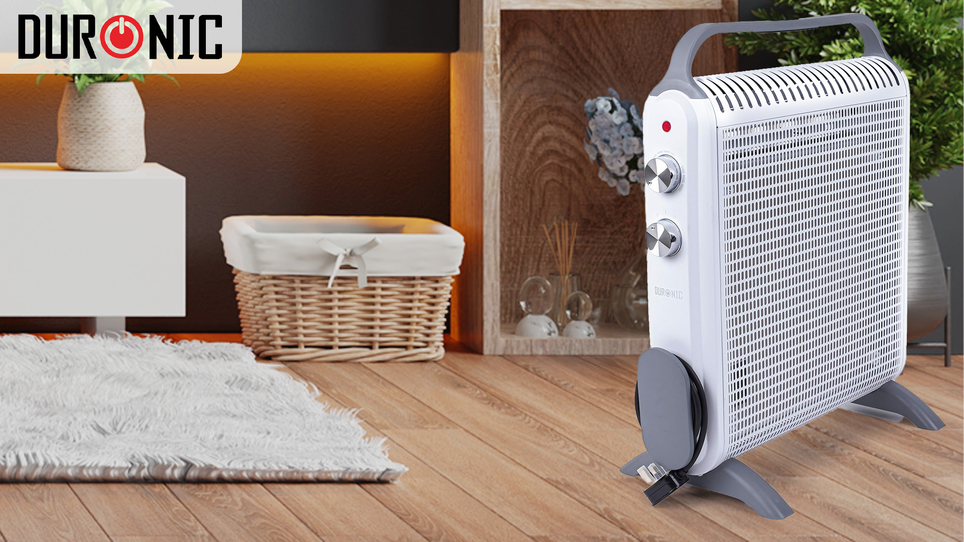 Eurom Alutherm 2000 Wifi Elektroheizung – Smarte Wand-/Standheizung Mit App-Steuerung Für Bis Zu 65 M³
