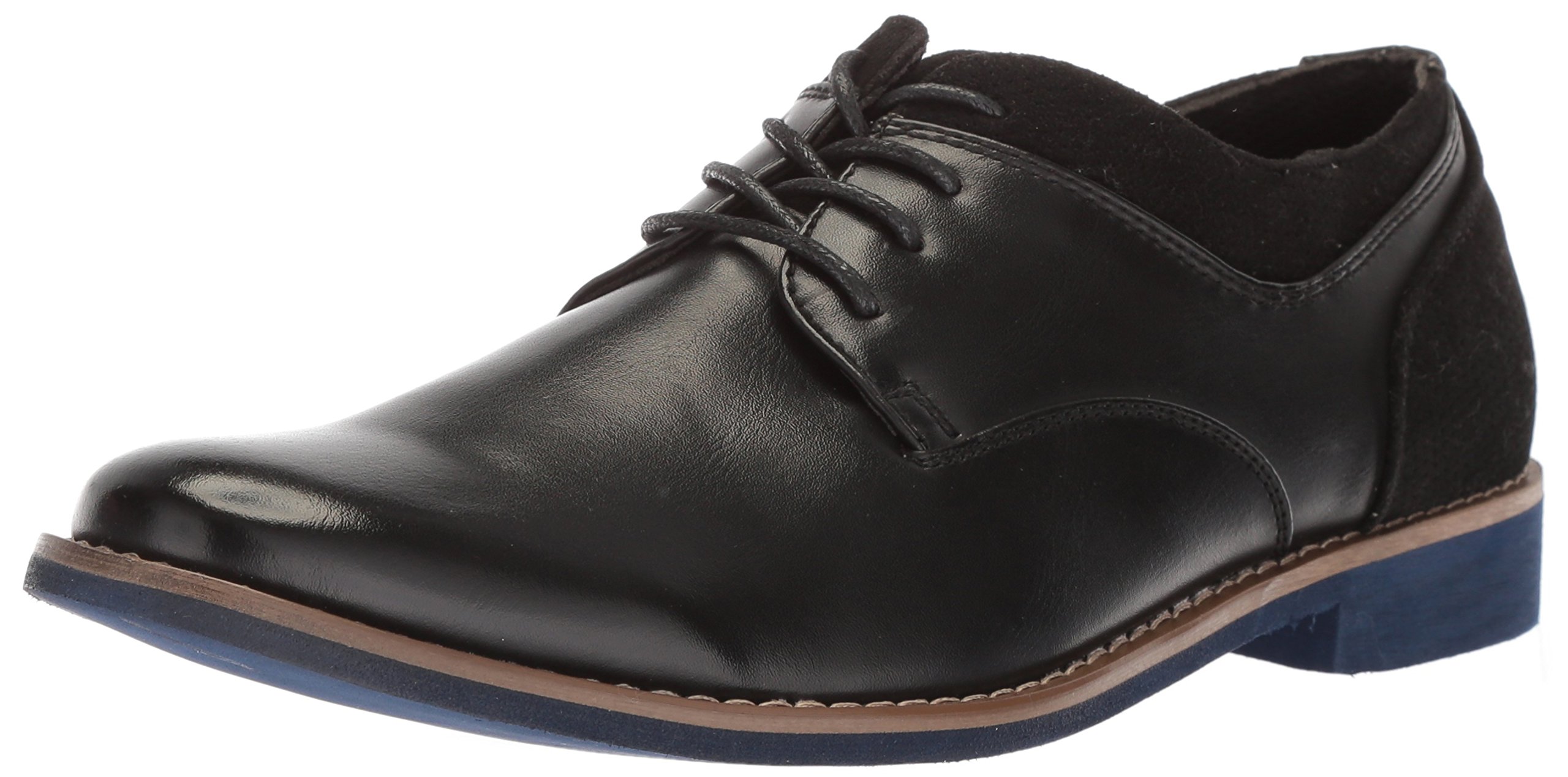 Deer Stags Boys' Jax Oxford, Black, 1 M Medium US Little Kid