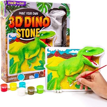 صنع من قبلي دينو وول آرت ، تعليق حائط ثلاثي الأبعاد ، راتنج ، T-Rex ، ديناصور ، طلاء أكريليك من Horizon Group USA   