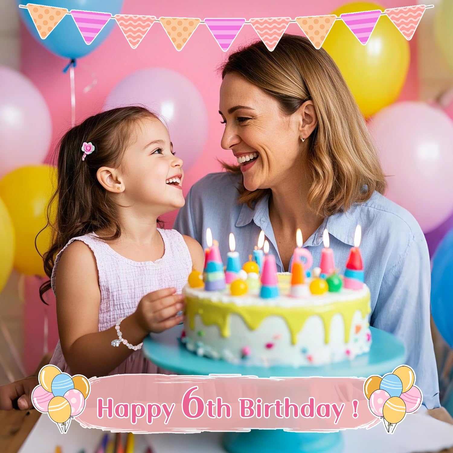 HGDEER Adjustable Pink Pearl Unicorn Charm Bracelet for Girls Daughter Granddaughter Niece, Unicorn Birthday Christmas Graduation Gifts for Girls - Image 6