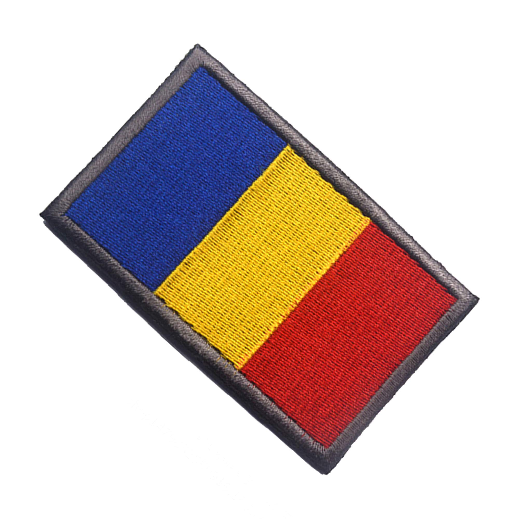 Romania Flag Embroidered Patch – Iron On/Sew On – National Badge - Foto 6