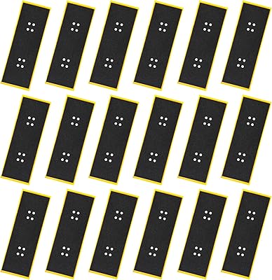 Mozeat Lens 18Pcs Fingerboard Foam Grip Tape, Foam Grip Tape Stickers Adhesive Fingerboard Foam Tape Foam Grip Tape for Fi...