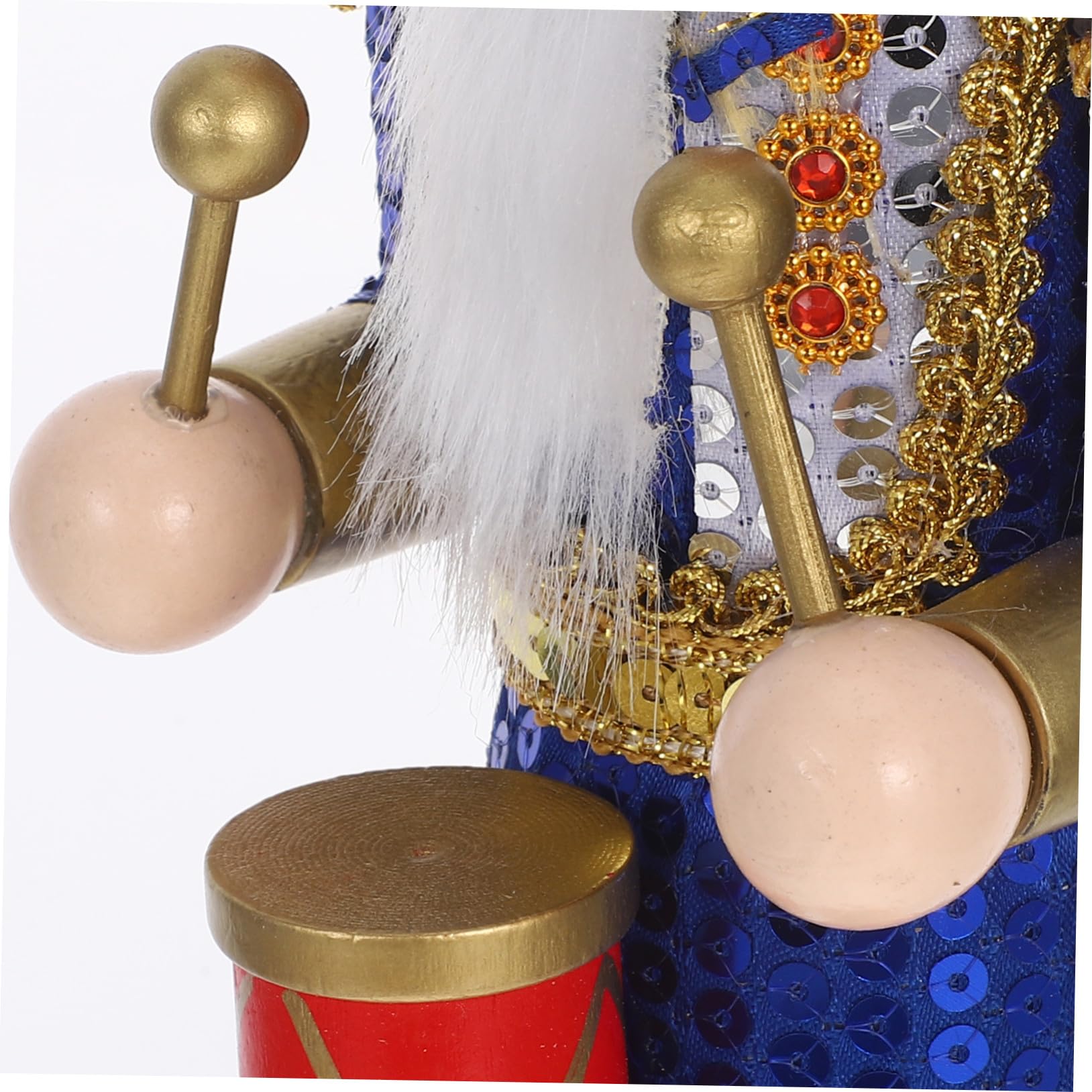 ULTECHNOVO Nussknacker Soldat Figur aus Holz Traditionelle Weihnachtsdeko Dekorative Statue für Schreibtisch und Regal