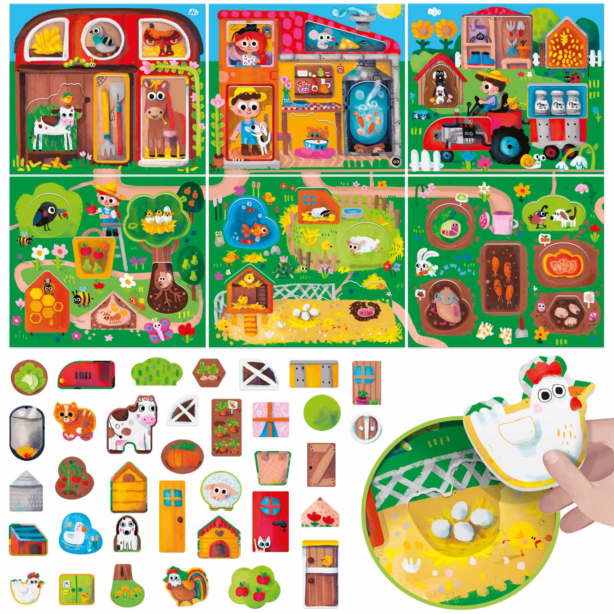 Headu- Juego Educativo para niños, Multicolor (FR60445)