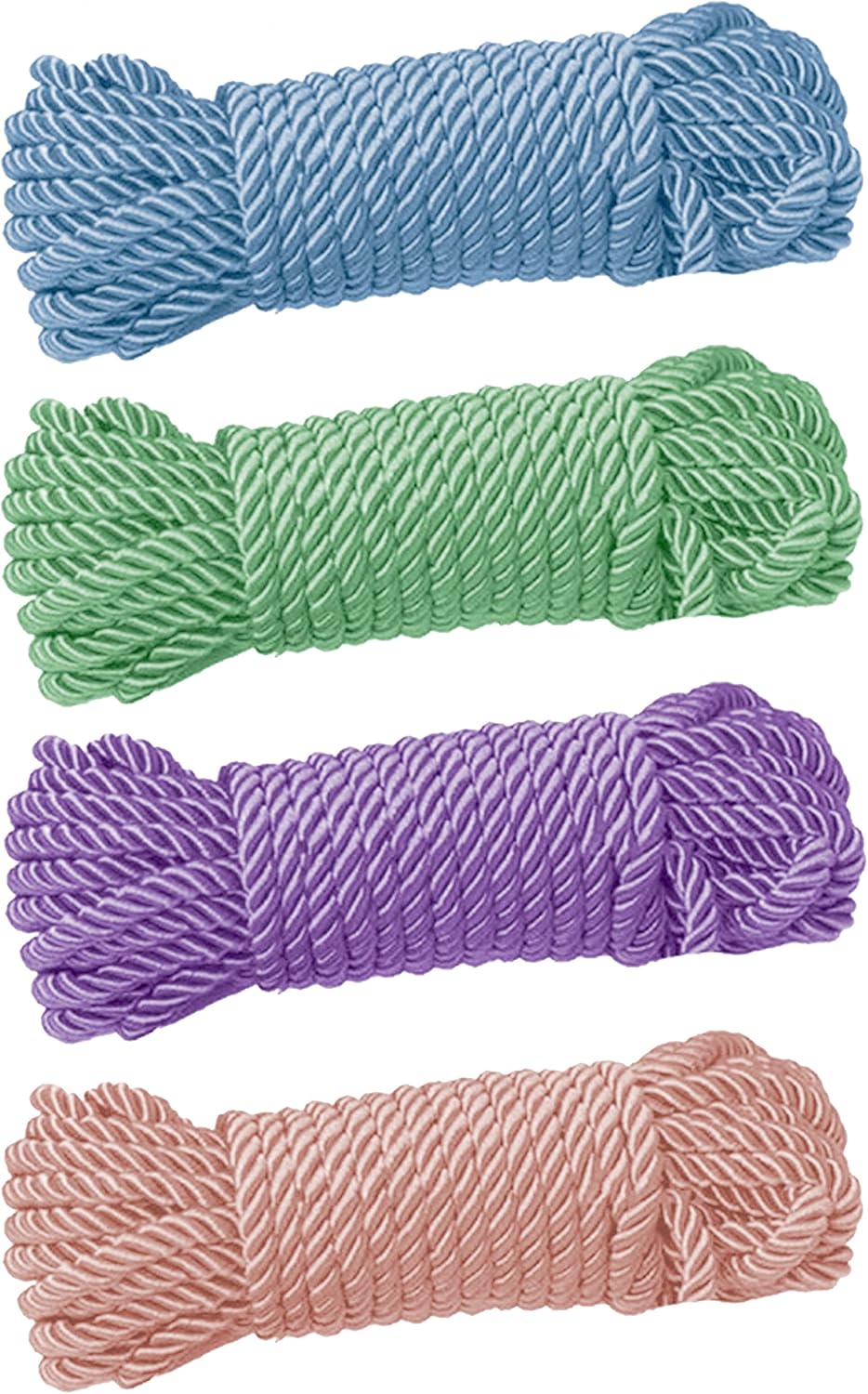 Amazon.com: CRAFTCURL Polyester Rope - Slightly Shiny Design Solid ...