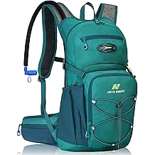 N NEVO RHINO Hydration Backpack, 18L Multipurpose Hiking Backpack with 3L Water Bladder, Water Backpack Insulated Hydration Pack Ideal for Hiking and Cycling