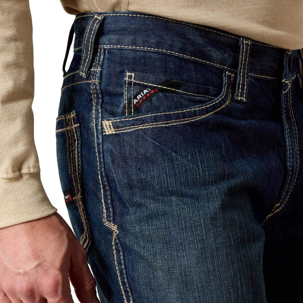 Ariat Flame Resistant M4 Low Rise Basic Boot Cut Jean – Men’s Durable Work Jeans
