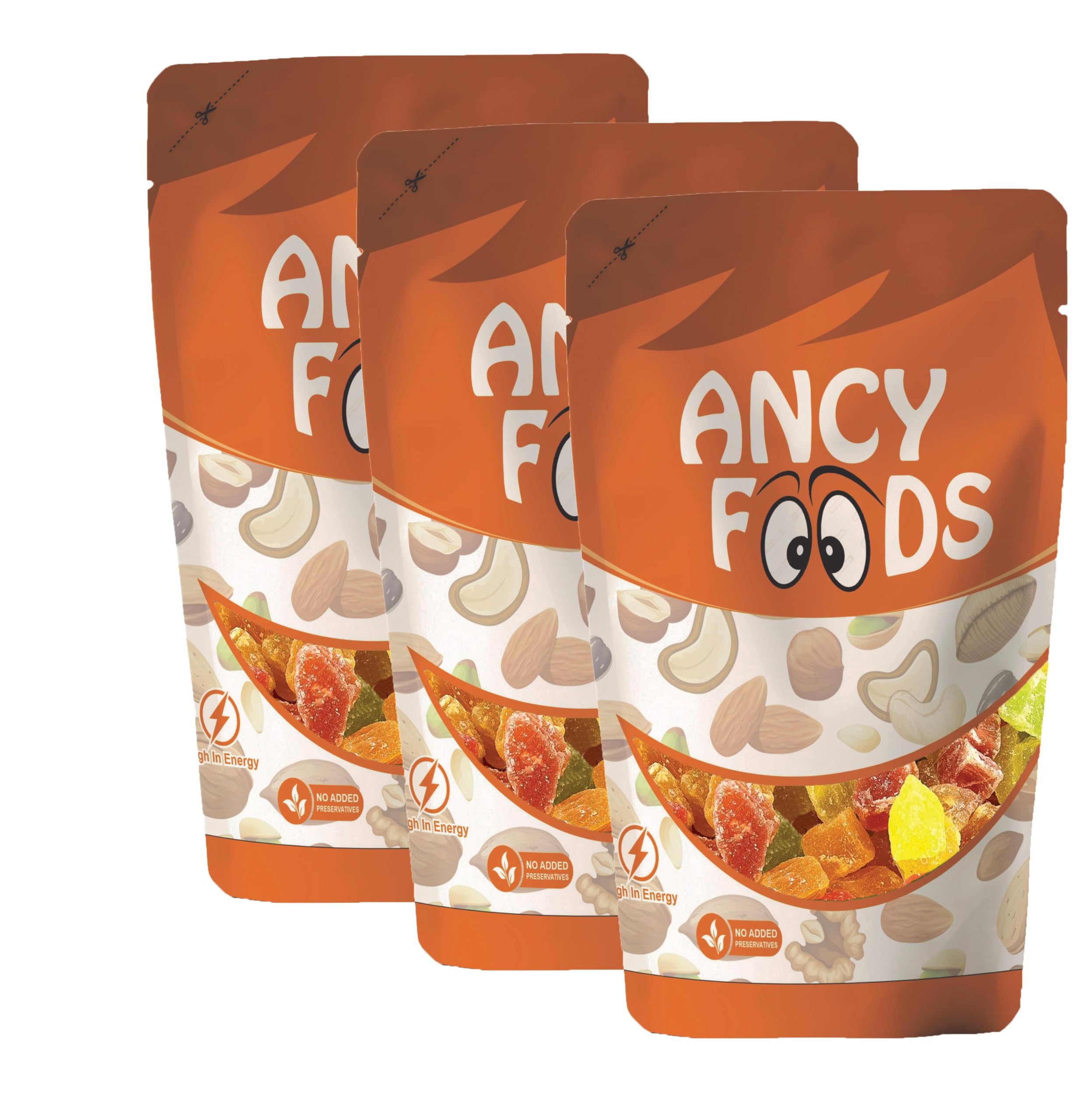 Ancy Dried Mix Fruits 750 Grams (250gm X 3) – Sweet, Tasty and Chewy Mixed Texture of Kiwi, Mango, Pineapple, Papaya & More – Rich in Fiber & Antioxidants | No Added Sugar – Energizing Fruit Snack for Hiking Enthusiasts, Learning Kids & Cooking Friendly Moms | Dried Fruit Cocktail | Vegan, Tropical Fruit Medley | Mix Dried Berries-image-14