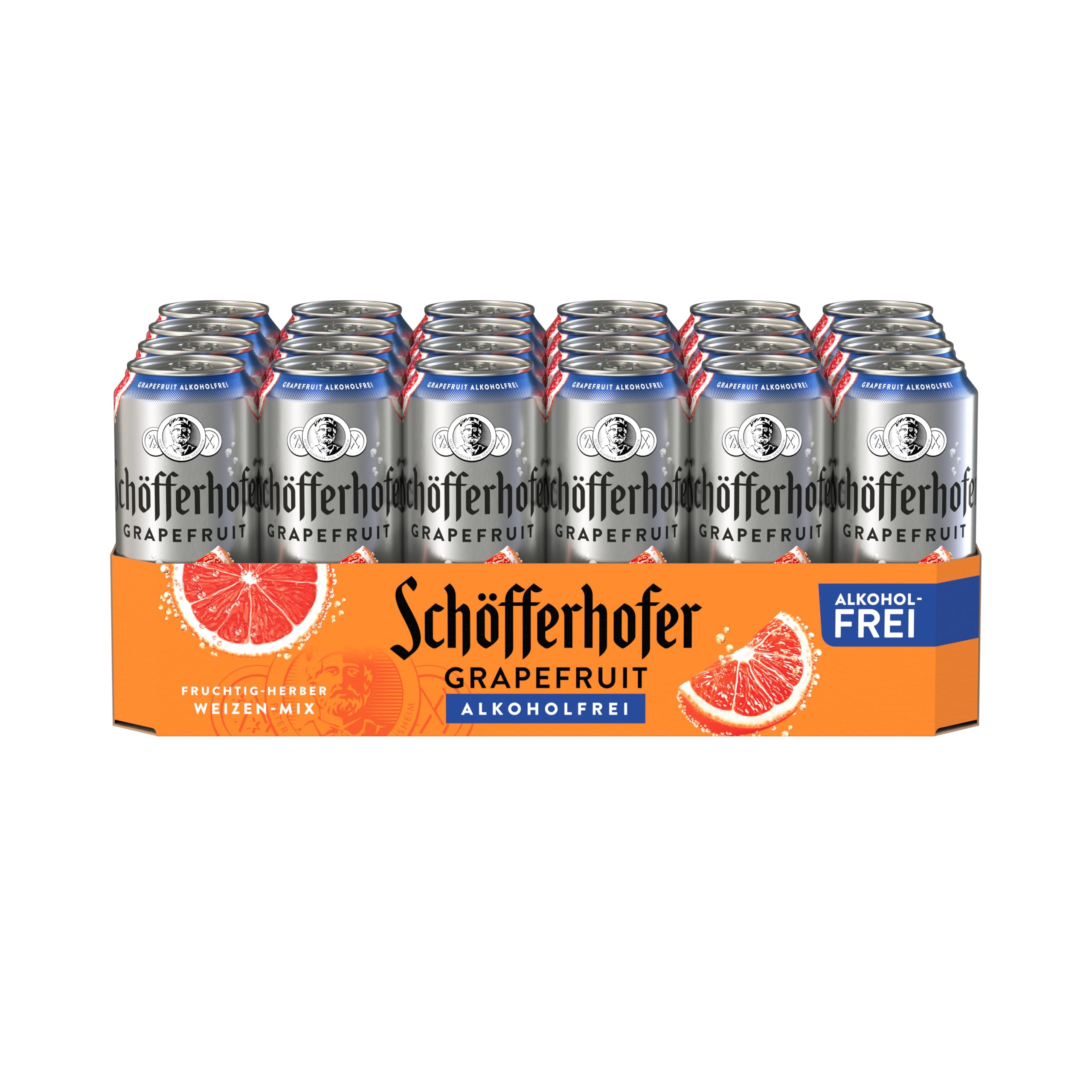 Schöfferhofer Grapefruit alkoholfrei, EINWEG 24x0,50 L Dose